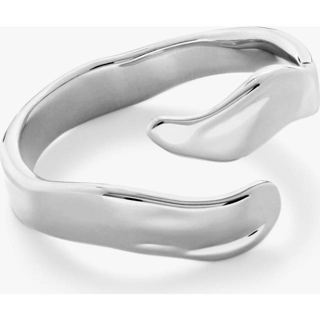 Monica Vinader The Wave Wrap Ring, Silver