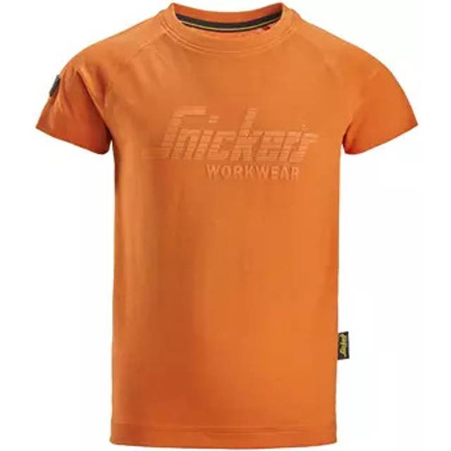 Snickers Workwear 7514 Junior Logo T - Shirt Warn Orange 98/104 - 75144100104