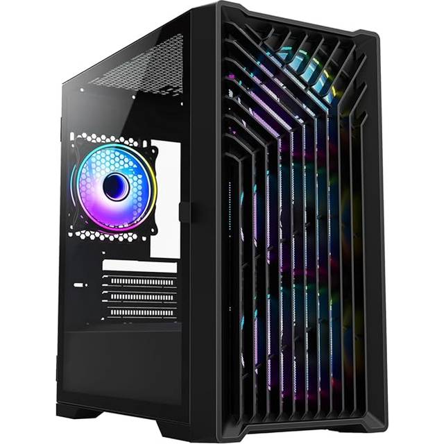 Vida Cyclone Mid Tower Gaming Case - Black