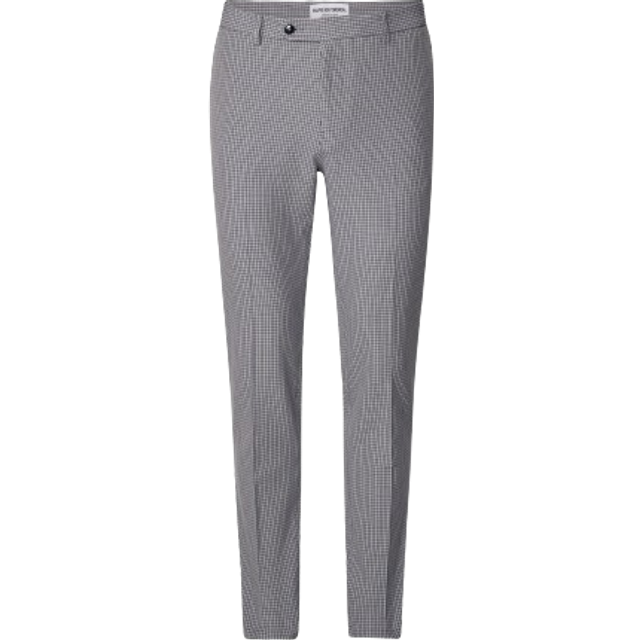Essential Suit Pants Regular Duo Check Blue