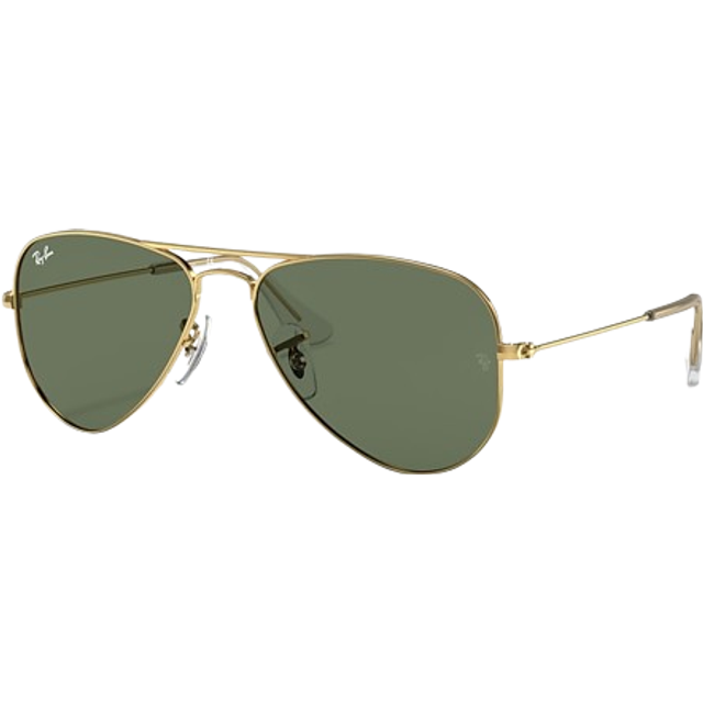 Ray - Ban Barn RJ9506S JUNIOR AVIATOR 223/71 Solglasögon Metall Guld Grön Pilot Normal