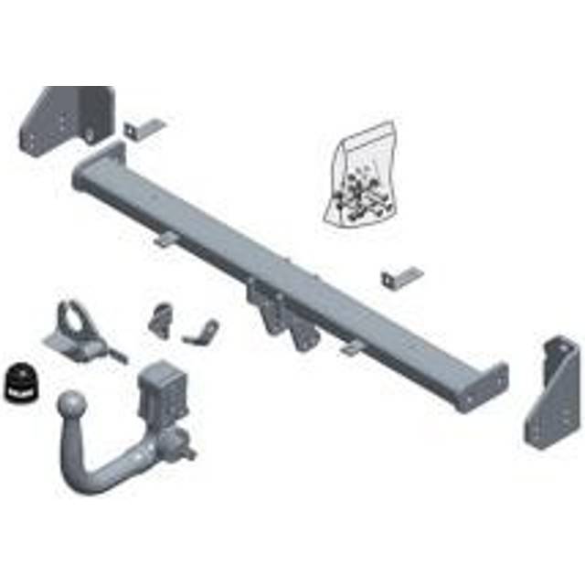 BRINK Dragkrok 617900 80 2000 BMW: 1 Hatchback, 3 Touring - svart