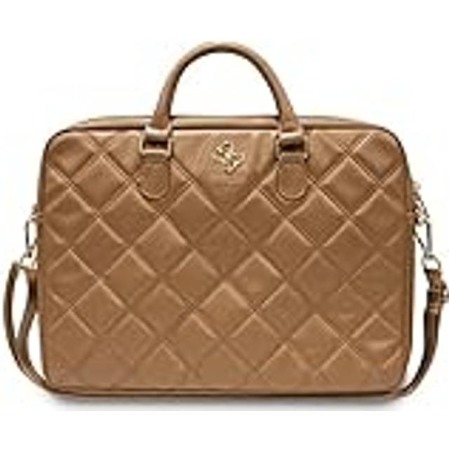 Guess Laptopväska 16"""" Quilted 4G - Brun