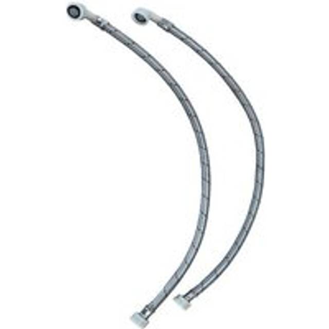 Monarch Water - Water Softener Installation Hoses Steel Braided - Pair 3/4'' 0.8m Female Hoses