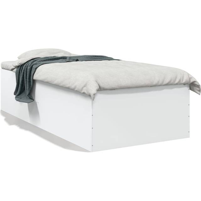 vidaXL Bed Frame without Mattress White 90x200 cm