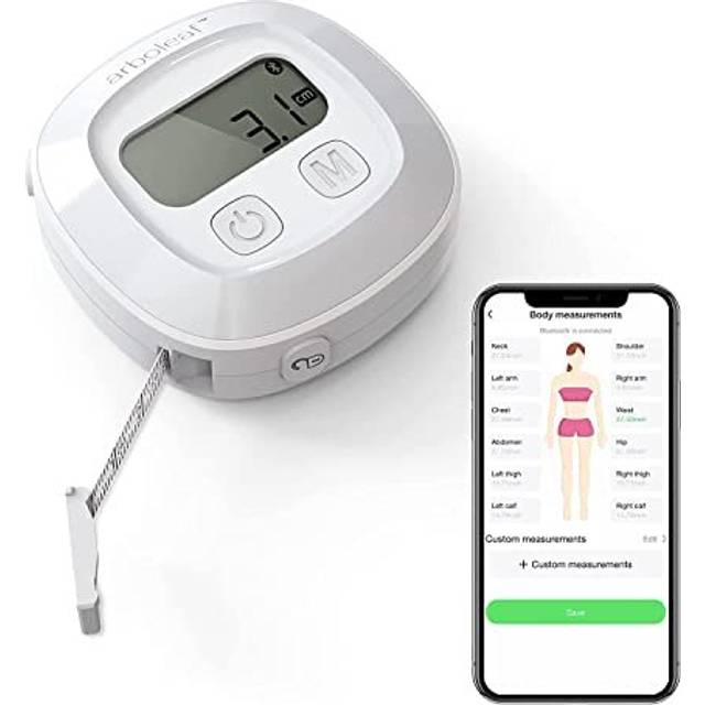 Body Tape Measure with Smart App, Bluetooth Measuring Tapes for Body Measuring, with Locking Mechanism, retractable tape measure for Weight Loss,
