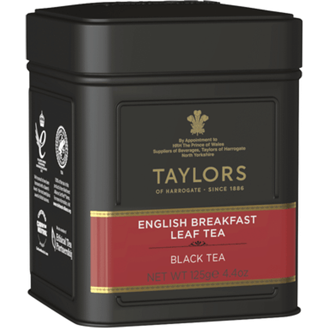 TAYLORS English Breakfast Leaf Tea - Caddy (Pack of 6)