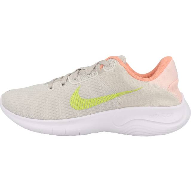 (WMNS) Nike Flex Experience Run 11 Next Nature 'Light Bone Atomic Green' DD9283-004 - Grey/Green/Pink