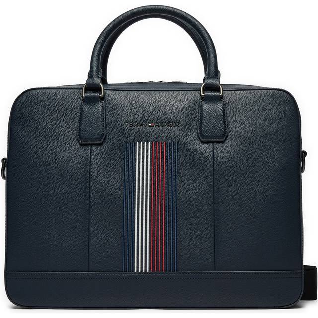 Tommy Hilfiger Coates Canvas datorväska, portfölj, mörkblå, blå