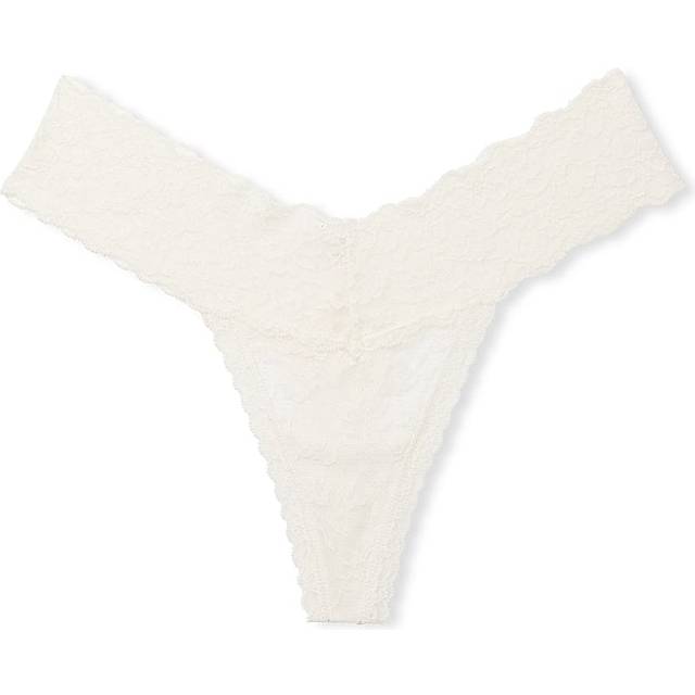 Victoria's Secret Coconut White Thong Knickers - coconut white - 2X-LARGE