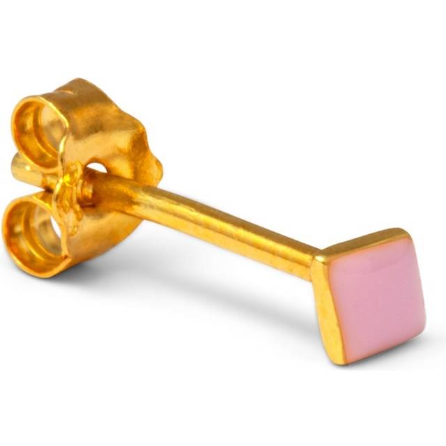 Lulu Copenhagen - Light Pink Gold Plated Confetti Ear Stud