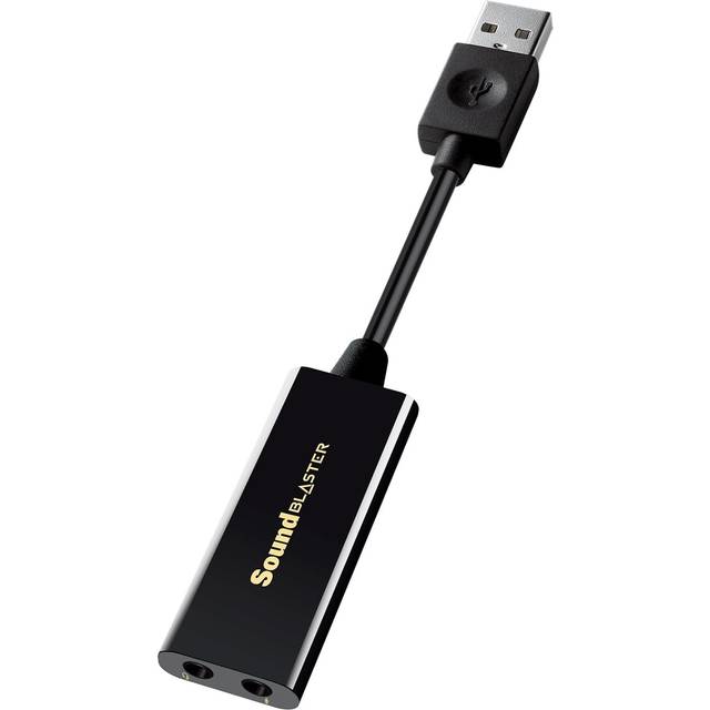 CREATIVE Sound Blaster PLAY! 3 70SB173000000 USB-DAC-förstärkare, Svart