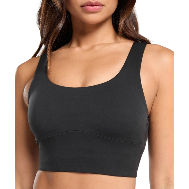 Longline Sports Bra - Black