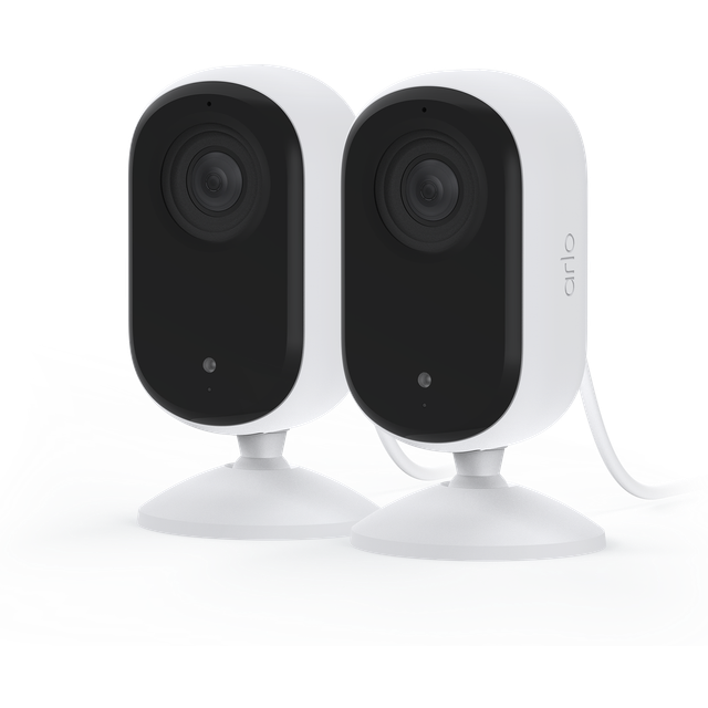 ARLO Essential 2K Quad HD WiFi Security Camera - 2 Cameras, White, White