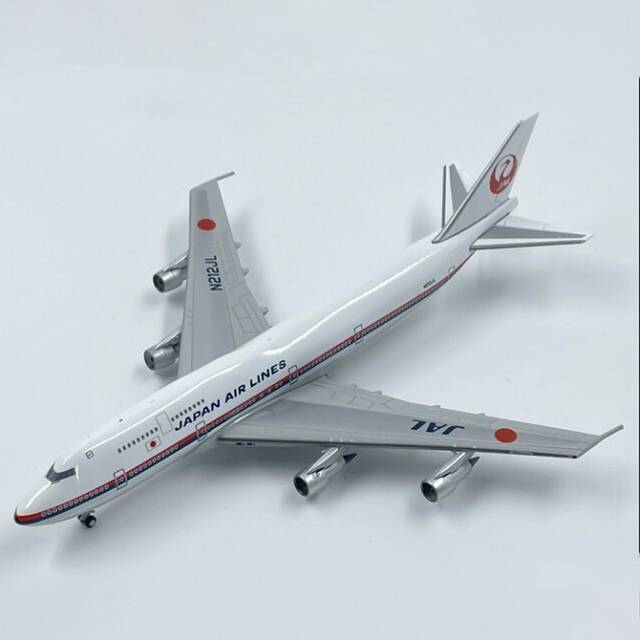 (A) 1/400 Scale Model JAL Japan Airlines Boeing B747-300 Airliner N212JL Aircraft