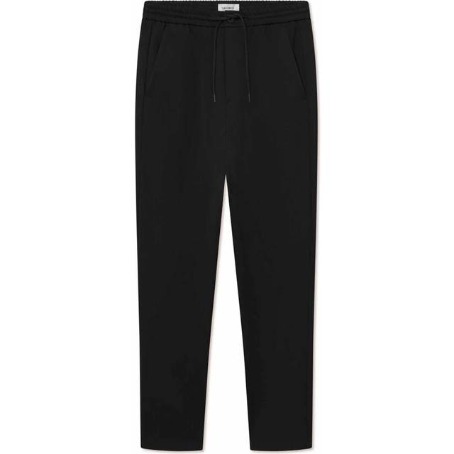 Les Deux, Byxor, Herr, W31, Svarta Tapered Dragsko Byxor - black (W31)