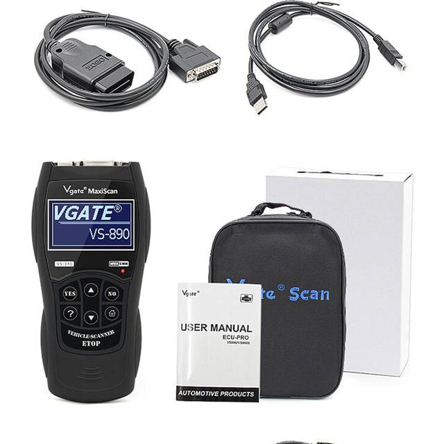 OBD2 Scanner Car Fault Code Reader Universal Vgate Maxiscan Scan Tool Car VS-890 OBD II Diagnostic Scanner Tool Engine Tester
