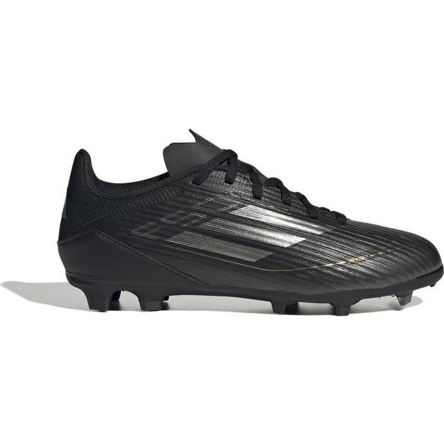 adidas Junior F50 League Firm Ground Football Boot -black/gold, Black, Size 11