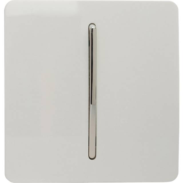 Trendi Switch 1 Gang 10amp 1 or 2 Way Ice White Rocker Light Switch