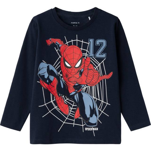 Name It Dark Sapphire Spiderman Bluse