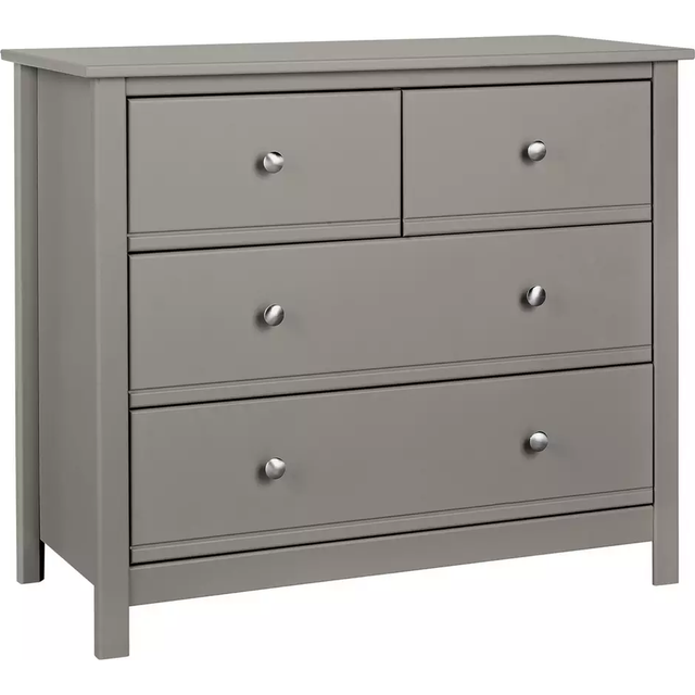 Habitat Brooklyn 4 Drawer Chest- Grey