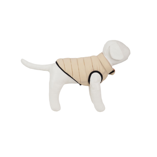 Peppy Buddies Ultra-Light Beige Puffy Hundjacka - S