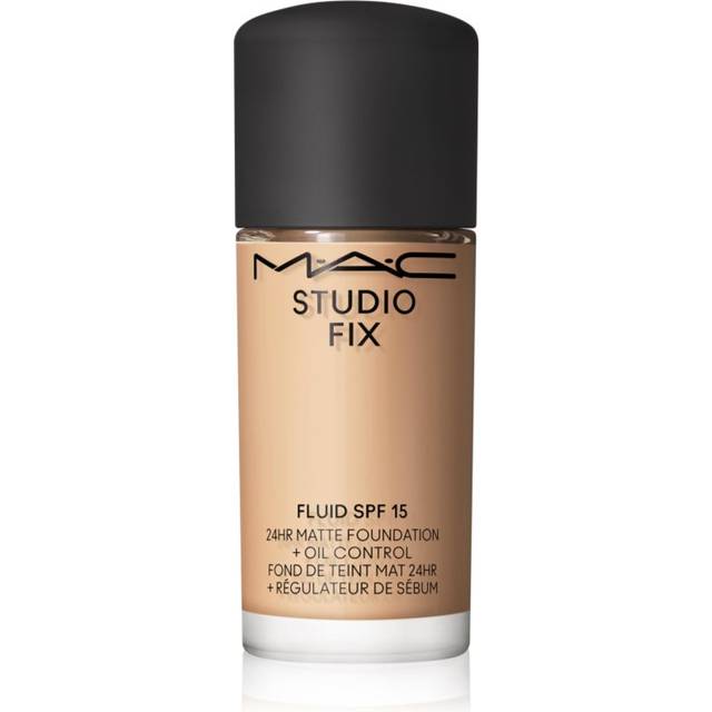 MAC Cosmetics Mini Studio Fix Fluid SPF 15 24HR Matte Foundation + Oil Control Mattifierande foundation SPF 15 Skugga NW20 15 ml