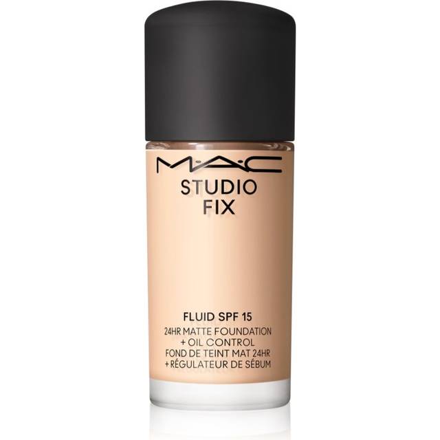 MAC Cosmetics Mini Studio Fix Fluid SPF 15 24HR Matte Foundation + Oil Control Mattifierande foundation SPF 15 Skugga NC16 15 ml