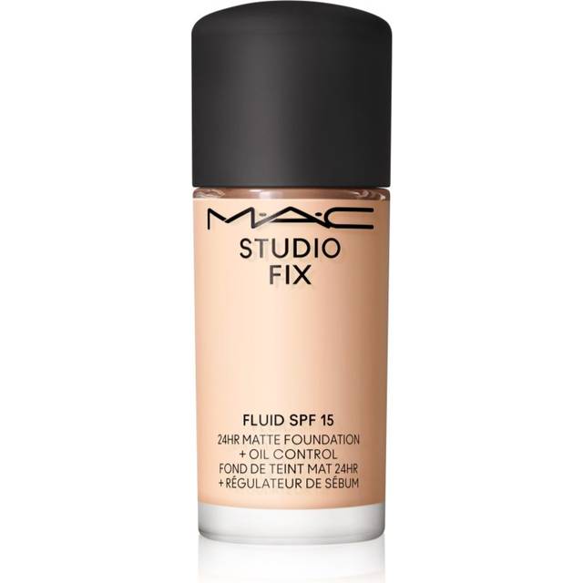 MAC Cosmetics Mini Studio Fix Fluid SPF 15 24HR Matte Foundation + Oil Control Mattifierande foundation SPF 15 Skugga NW10 15 ml