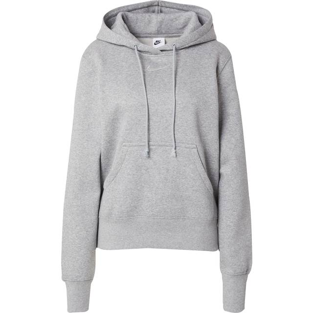Nike Sportswear Phoenix Fleece Women's Pullover Hoodie - Grey - Cotton/Polyester - M (UK 12&#x2013;14)