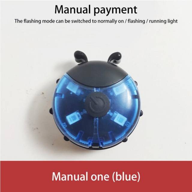 (a-blue) Bike Light Smart Multi Silicone LED Head Front Rear Wheel Bike Light Waterproof Cycling ciclismo Bicycle Accessories New
