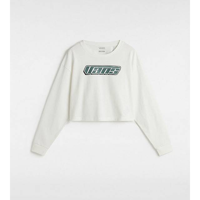 T-shirt Vans Retro V Long Sleeve Relax Crop Marshmallow M (M)