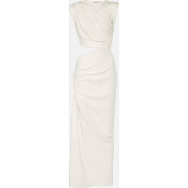 Christopher Esber Asymmetric draped maxi dress - white (UK 12)