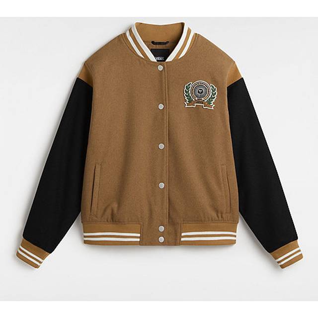 Vans - Piper Stadium Jacket, Woman, Brown, Size: L