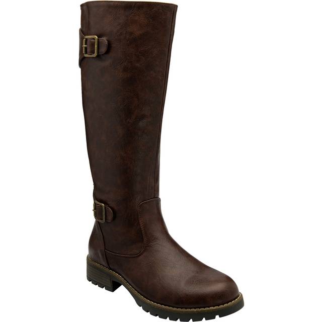 Brandi Knee High Boots in Brown