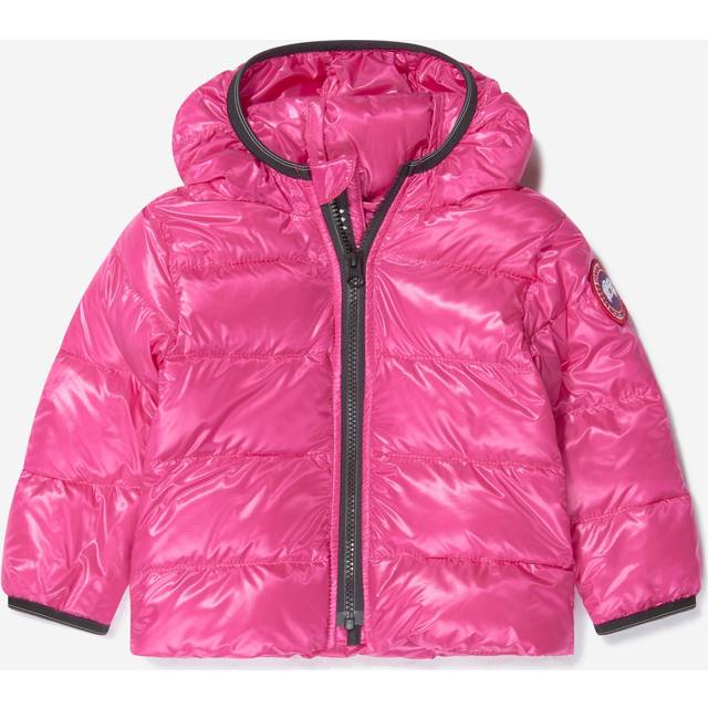 Canada Goose Baby Girls Crofton Down Hooded Jacket 12 - 18 Months Pink By Childsplay Clothing