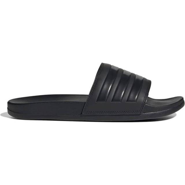 Adidas Adilette Comfort unisex - vuxen Strandsandal, Core Black/Core Black/Core Black, 43 EU