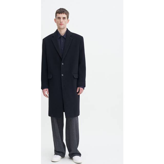 Filippa K Relaxed Wool Crombie Coat Herr Höstjackor Stl. 52 - Från Magasin - Black (52)