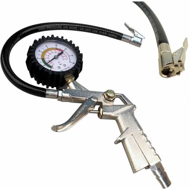 Marksman Car Van Truck Tyre Air Inflator Compressor with Dial Gauge