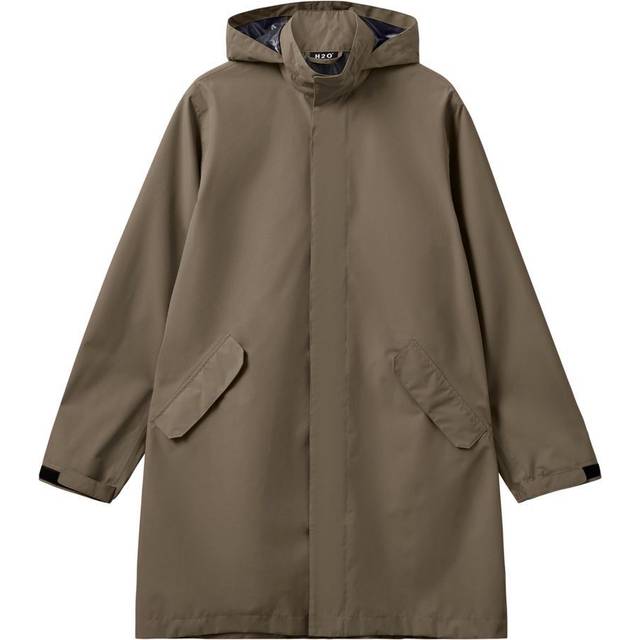 H2O Rain Jacket Rømø Long - Dusty Oak