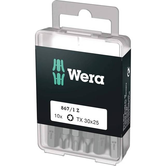 Wera 05072411001 Classic Torx Bits With 1/4in Hexagon Drive TX 30,...