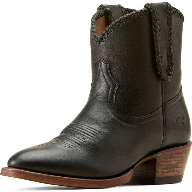 Women's Sterling Cora Western Boots in Luxe Black, B Medium Width, Size 3, by Ariat