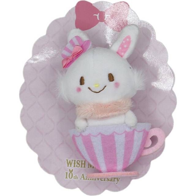(Park Bunny Pin) My Melody Plush Brooch Cute 10th Anniversary Sanrio Rainbow Park Limited Edition