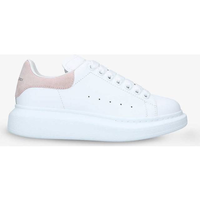 Alexander Mcqueen Womens White Women&#39;s Runway Leather and Suede Platform Trainers Eur 41.5 / 8.5 Uk Women - WHITE