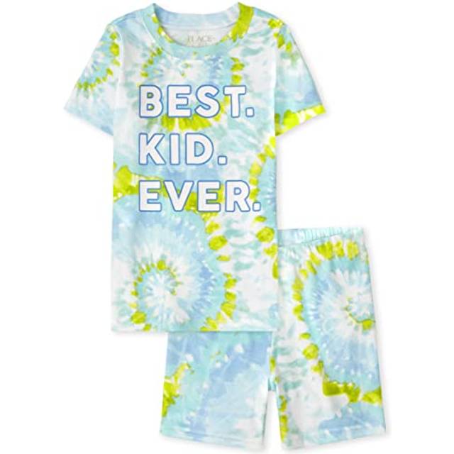 The Children's Place unisex-child Sleeve Top and Shorts Pajama Set Bes