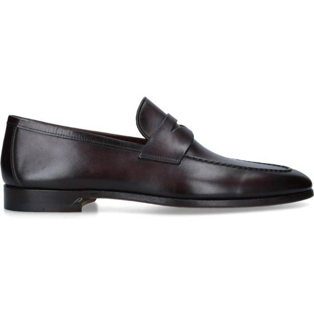 Magnanni Leather Delos Dress Loafers - Brown - 40