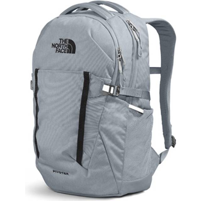 THE NORTH FACE Pivoter Everyday Laptop Backpack  Mid Grey Dark Heather/TNF Black-NPF  One Size
