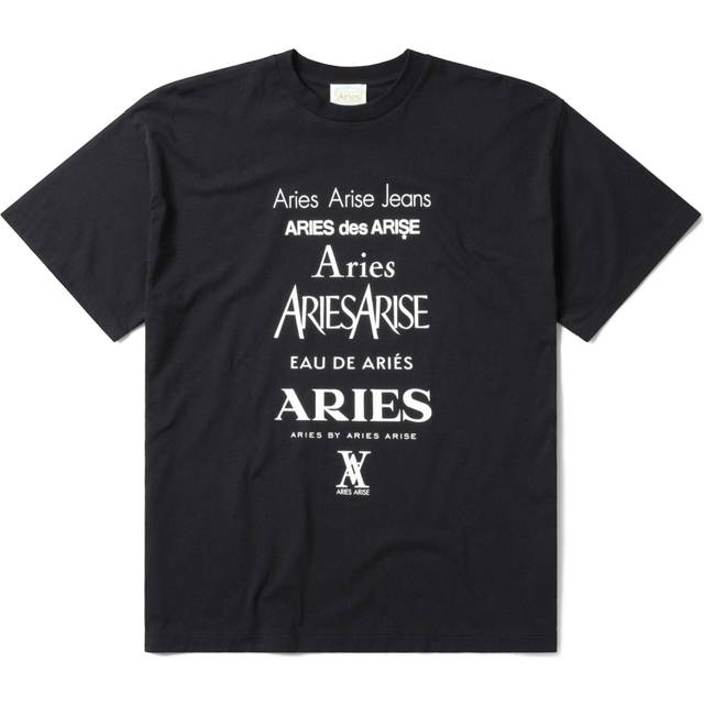 ARIES Perfume Cotton-Jersey T-Shirt - S - Black