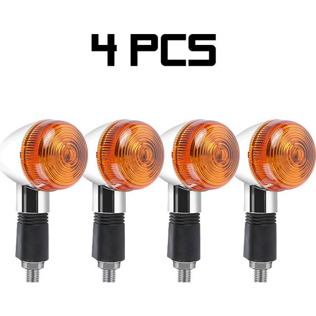 (4PCS) Motorcycle Turn Signal Indicator Light Blinker Lamp Bulb Turn light For