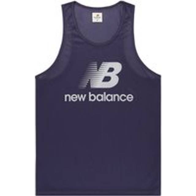 New Balance Unisex Made in USA Logo Tank in Purple Poly Knit, size Medium